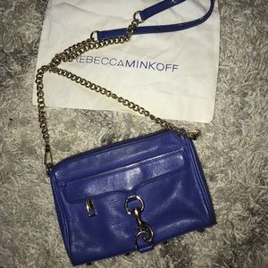 Rebecca Minkoff MAC crossbody blue